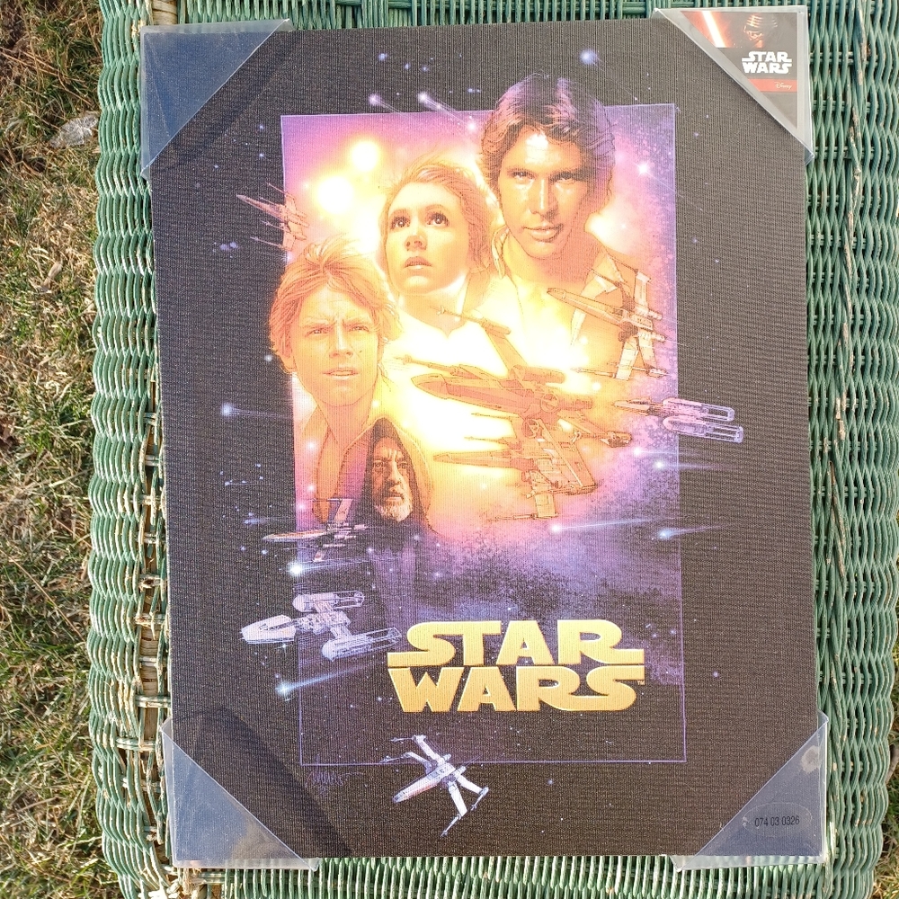 Canvas NWT Star Wars Art On - Picture 6 of 8
